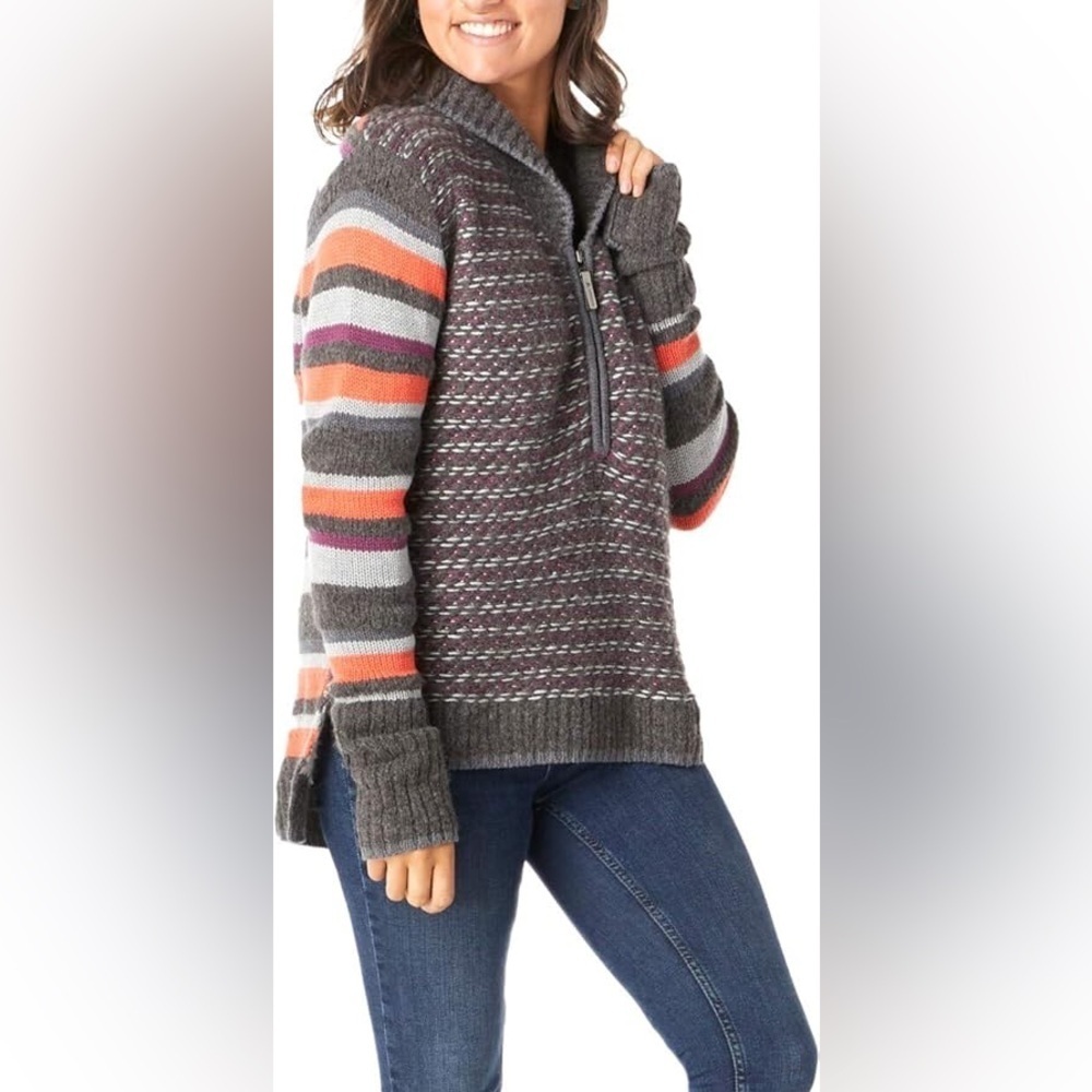 Smartwool | Multicolour CHUP Potlach 1/2 Zip Knit Sweater Size Medium